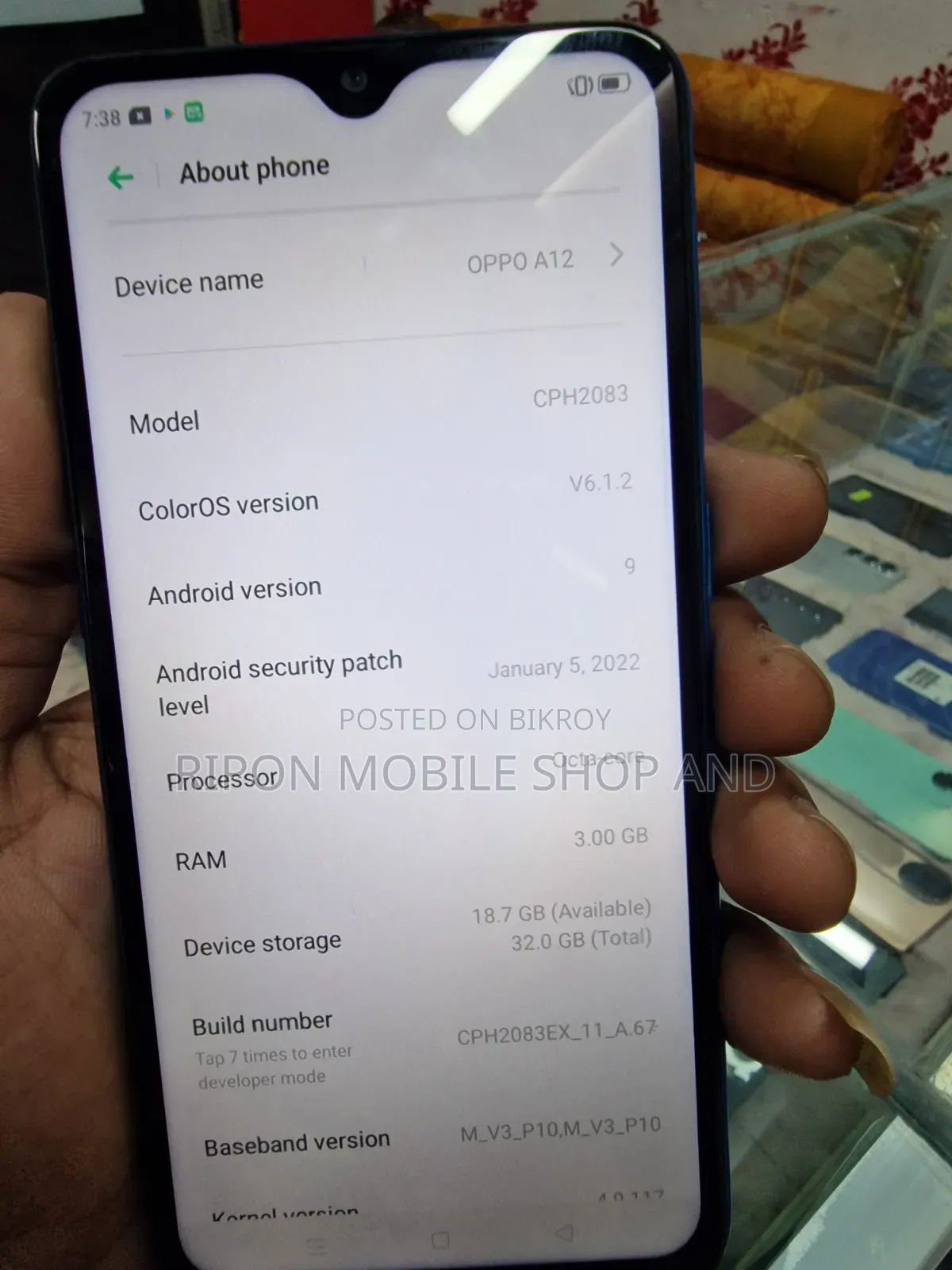 Oppo A12 32 GB Green