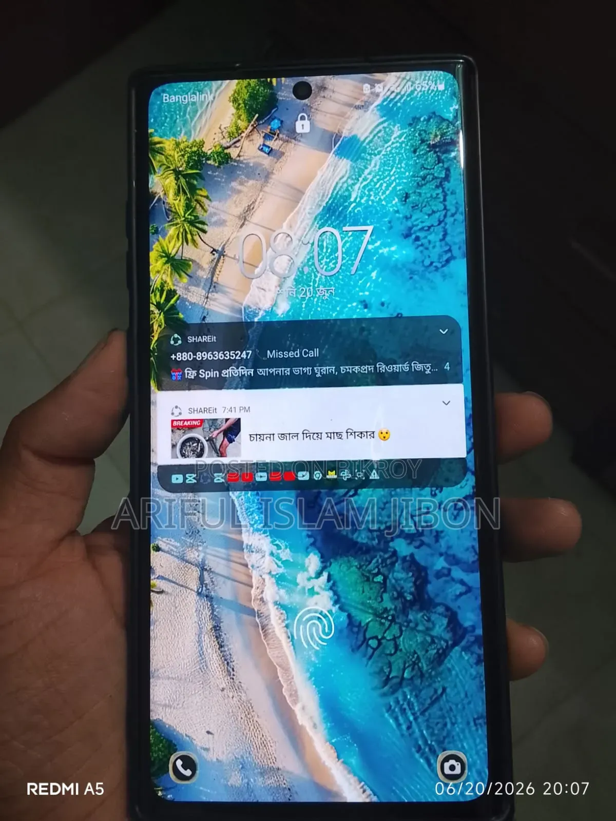 Samsung Galaxy Note 10 5G 256 GB Blue