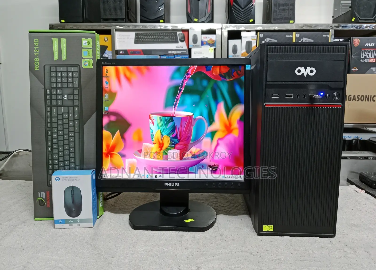 Desktop Computer 8GB Intel Core I5 SSD 128GB