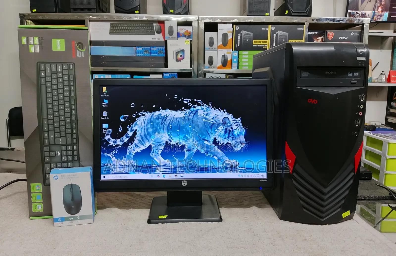 Desktop Computer 4GB Intel Core i3 SSD 500GB