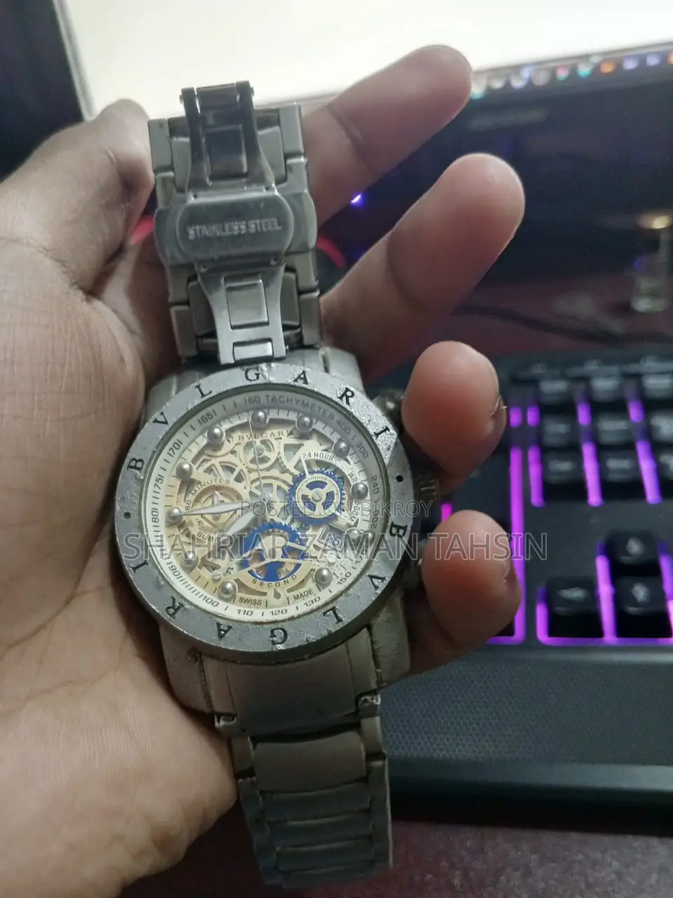 Bvlgari Skeleton Chronograph Vintage Watch – Swiss Made