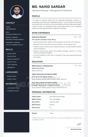 Manager/Management Trainee Officer/Accounts Manager/Admin/ Assistant Officer