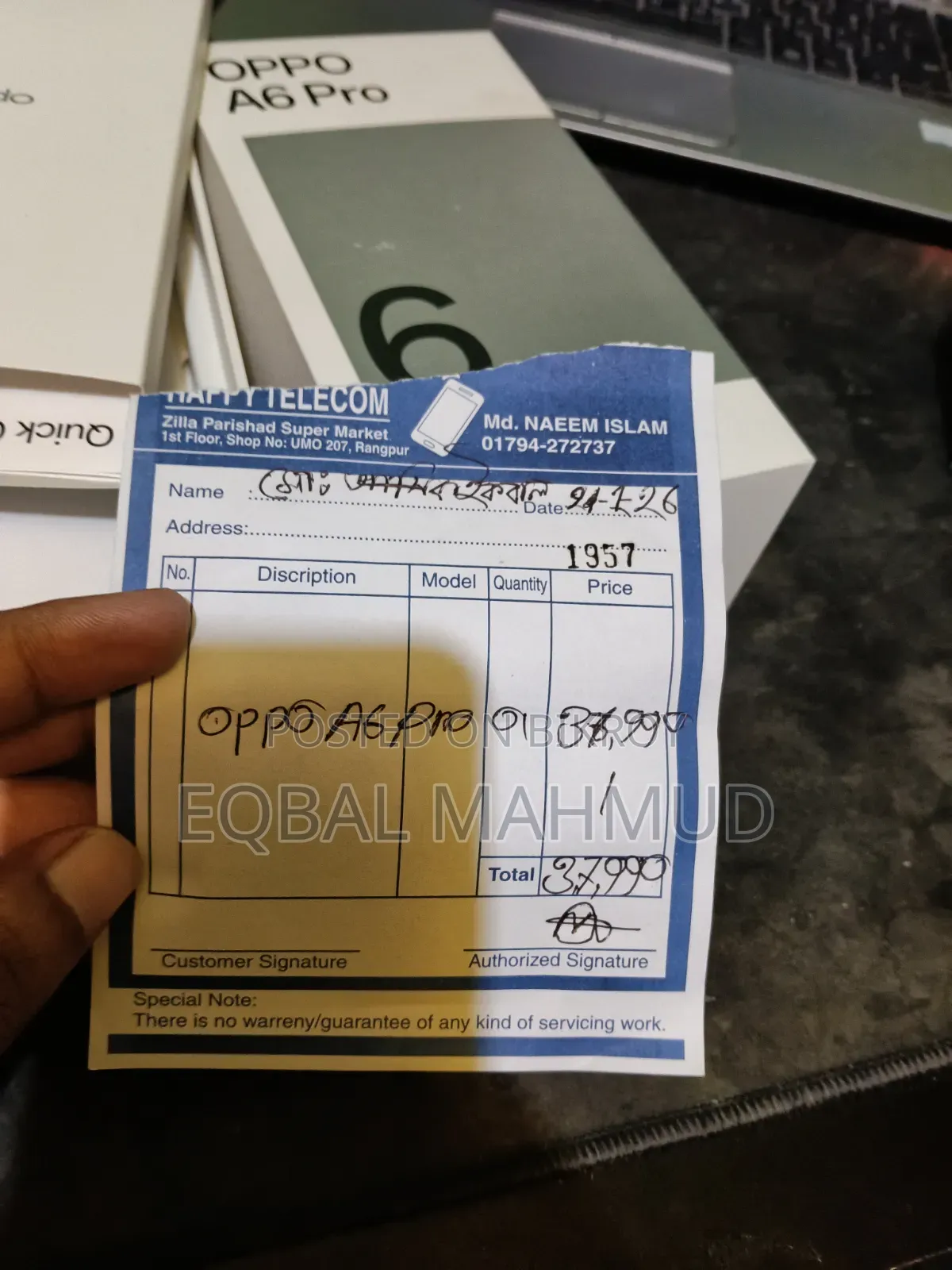 New Oppo A6 Pro 256 GB Red
