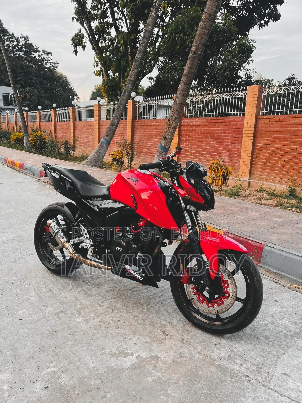 TVS Apache 160 4V 2019 Red