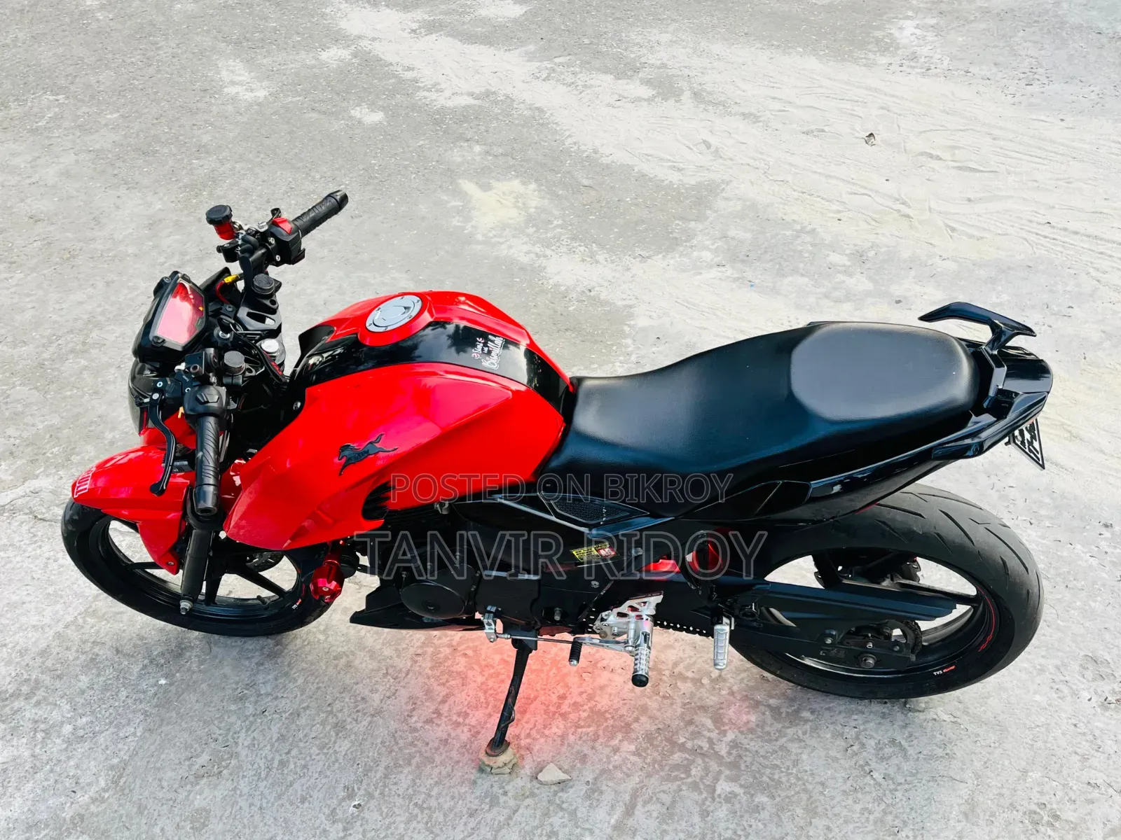 TVS Apache 160 4V 2019 Red