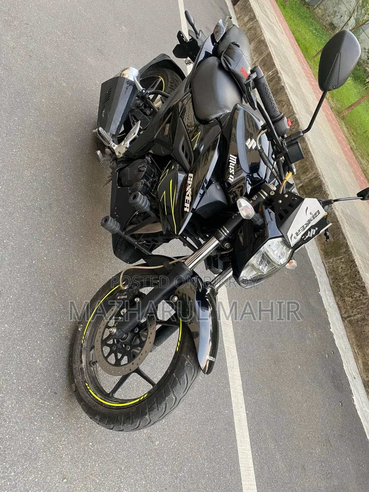 New Suzuki Gixxer Monotone 2025 Black