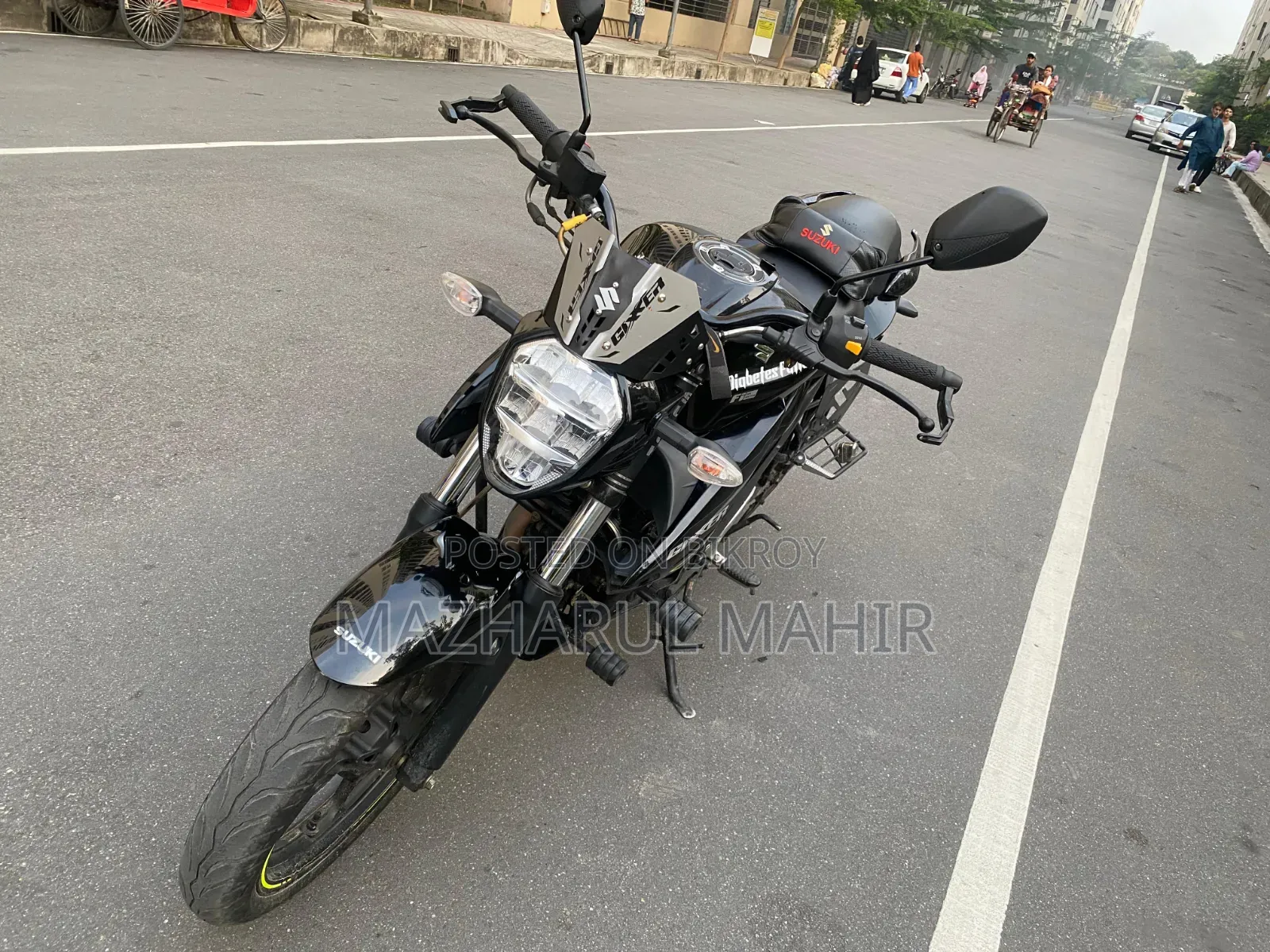 New Suzuki Gixxer Monotone 2025 Black
