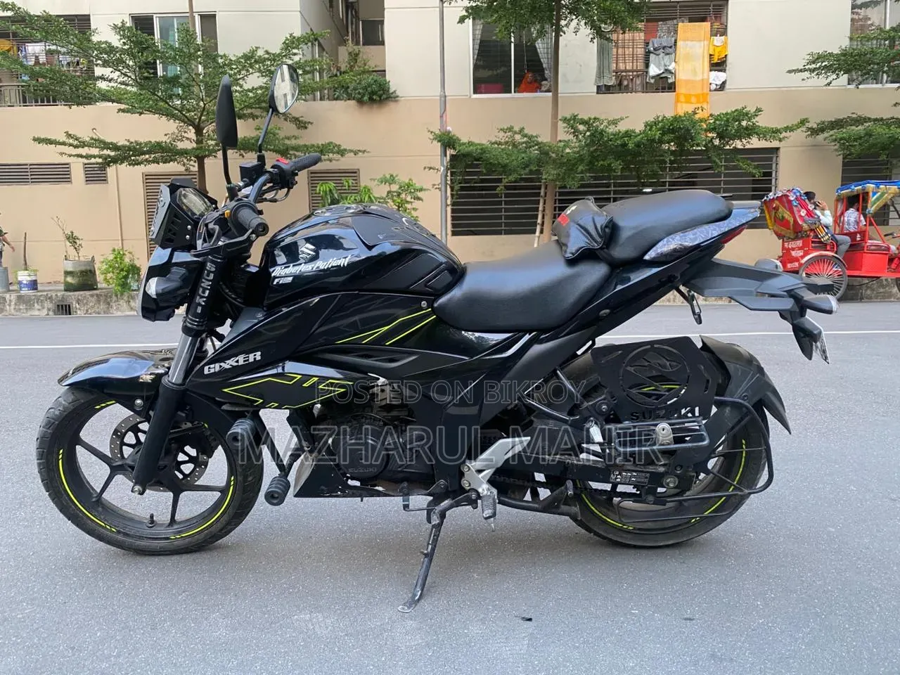 New Suzuki Gixxer Monotone 2025 Black