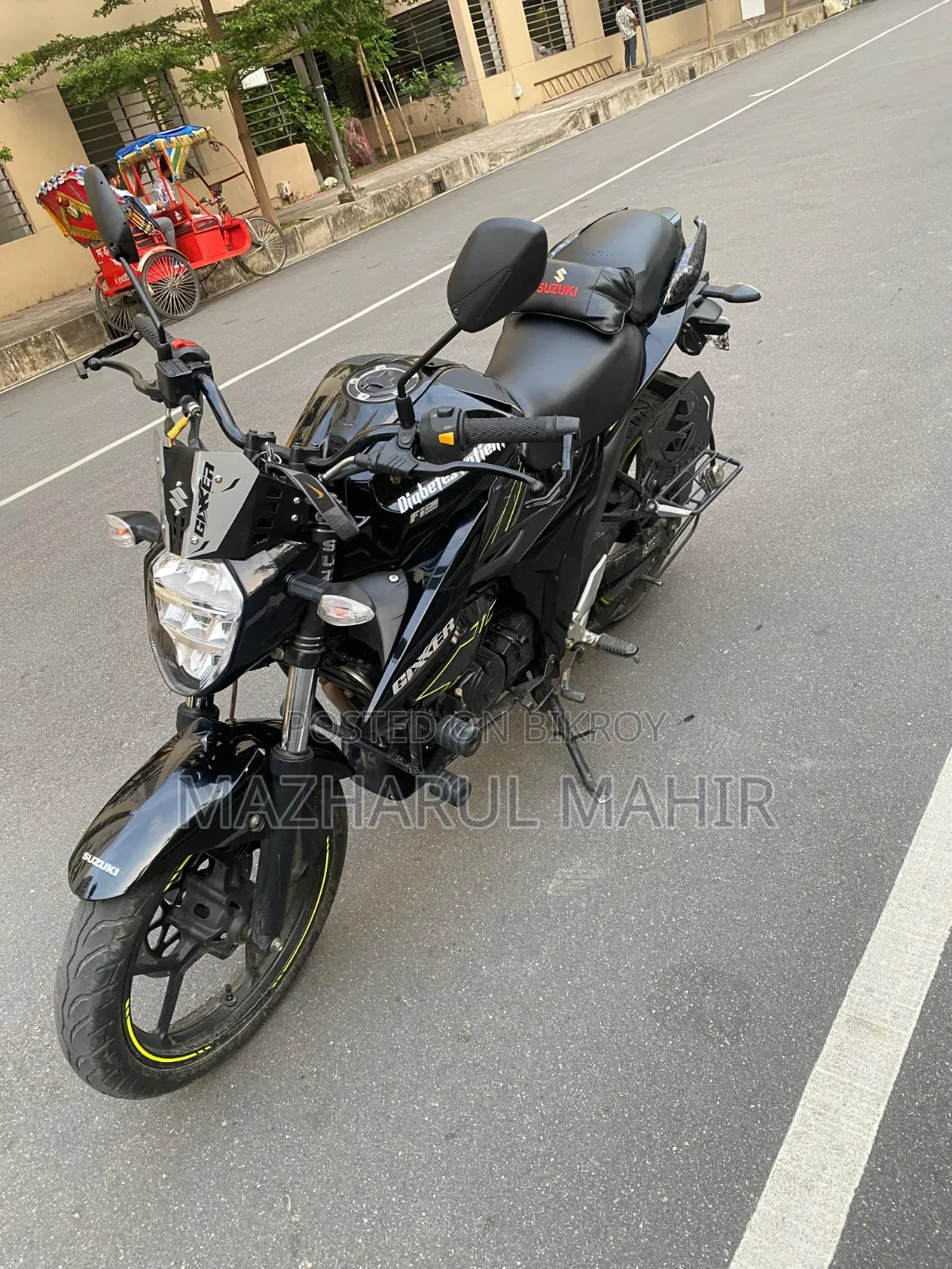 New Suzuki Gixxer Monotone 2025 Black