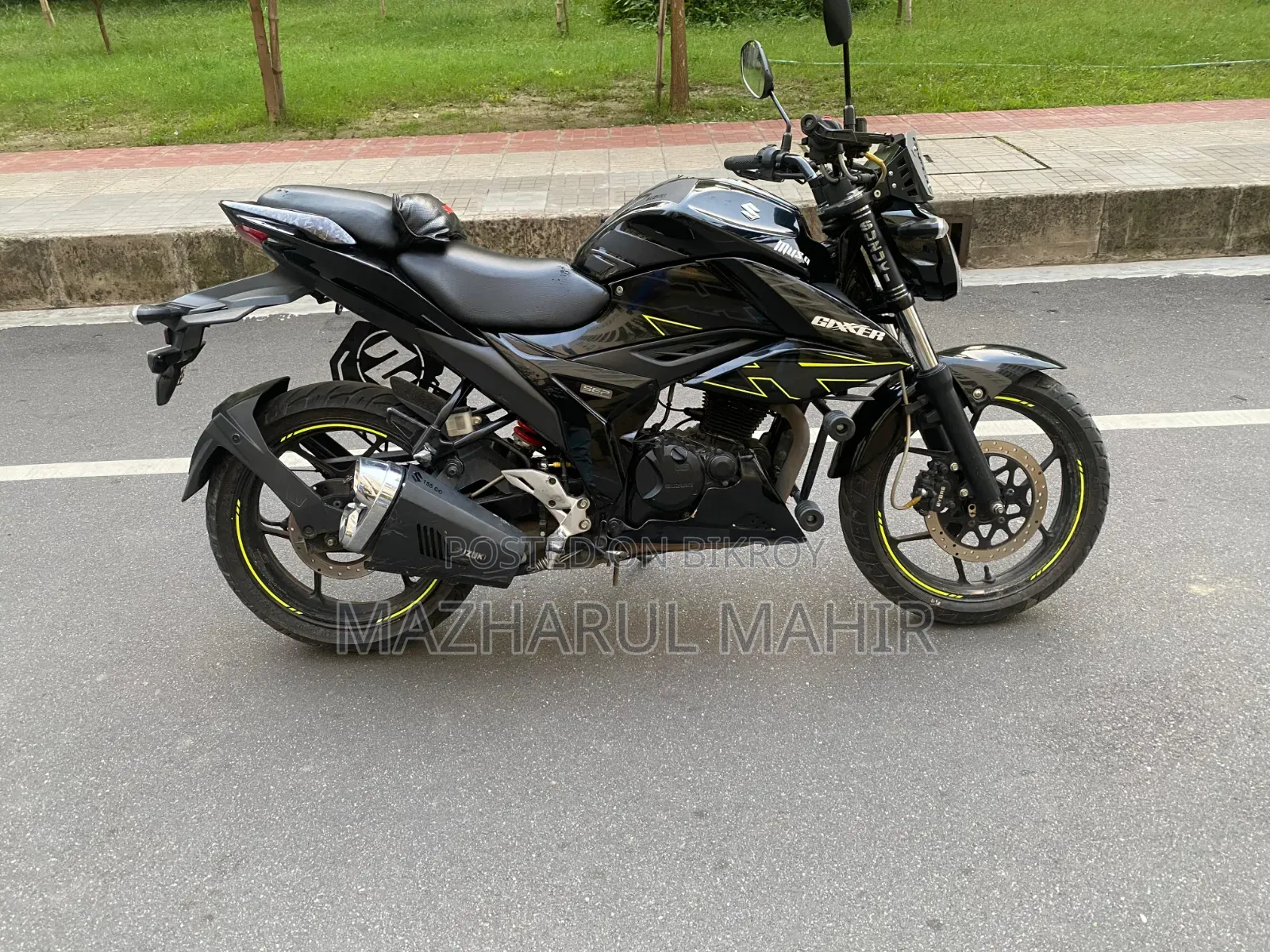New Suzuki Gixxer Monotone 2025 Black