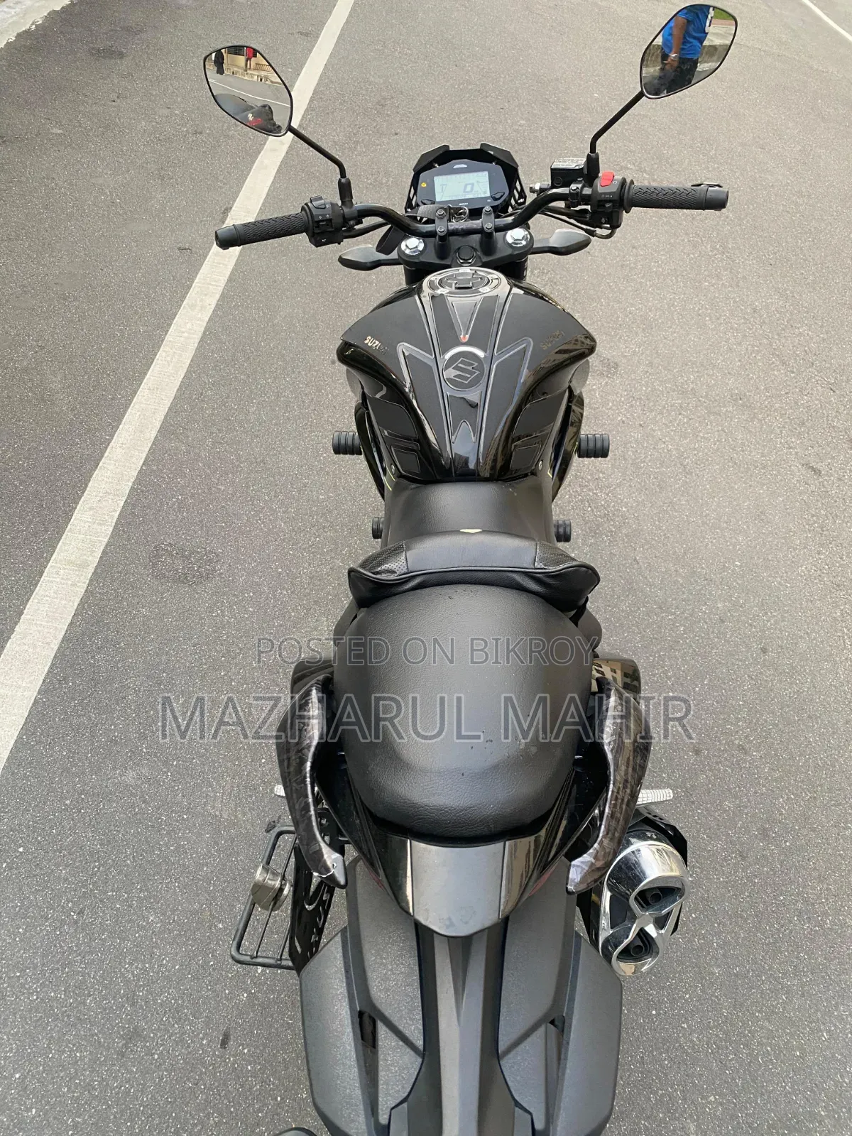 New Suzuki Gixxer Monotone 2025 Black