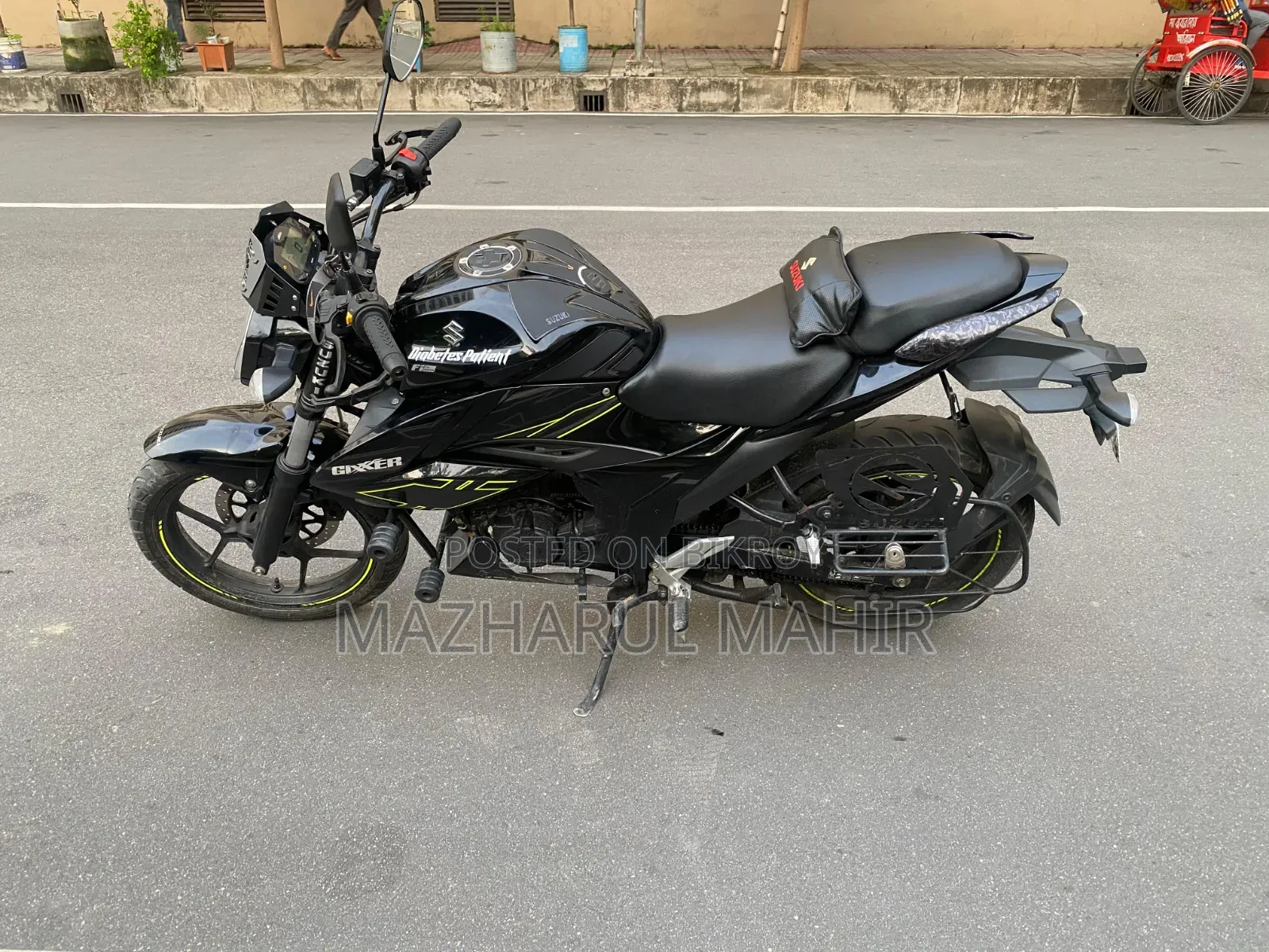 New Suzuki Gixxer Monotone 2025 Black