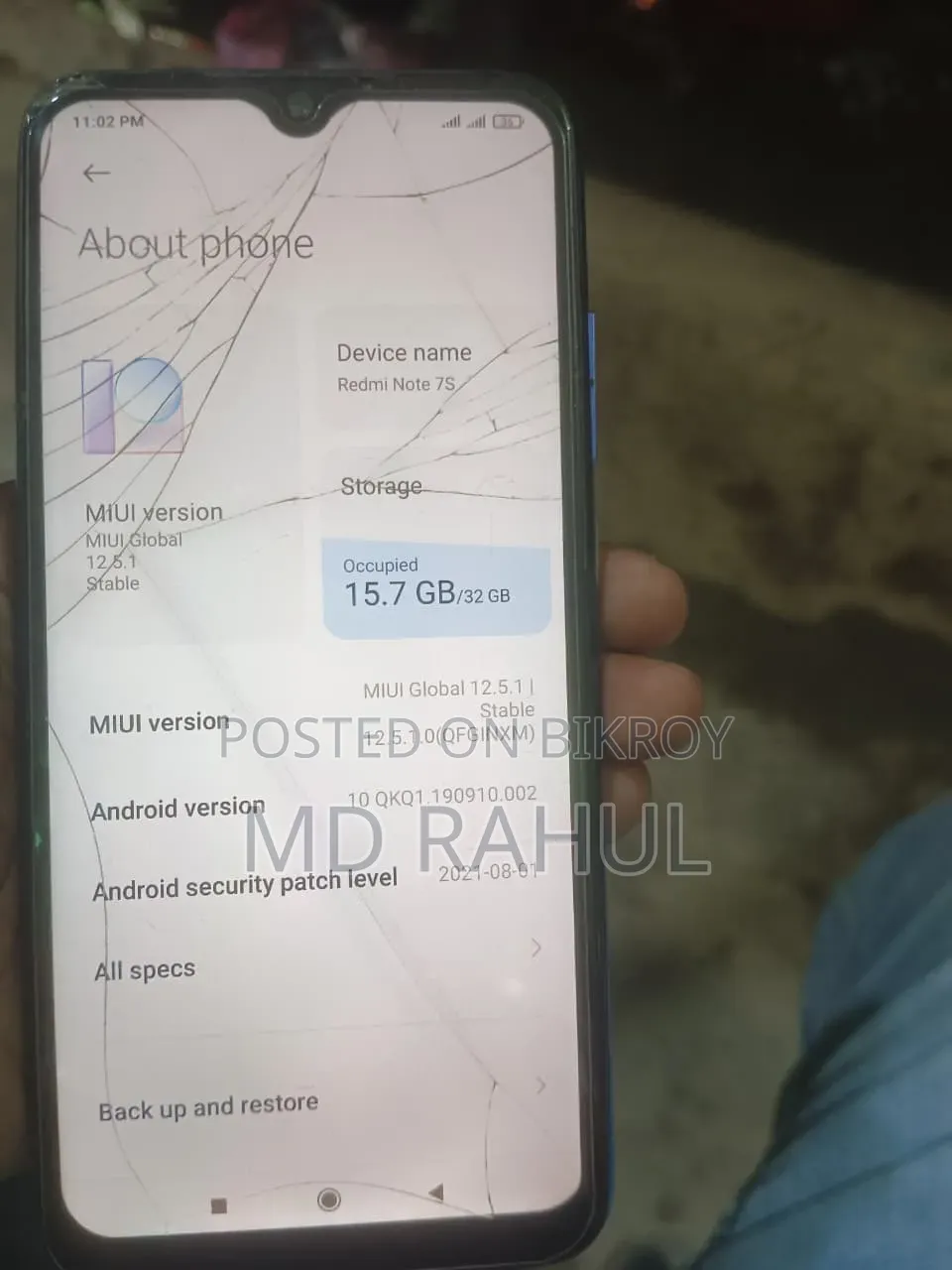Xiaomi Redmi Note 7S 32 GB Blue
