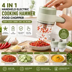 4-in-1 Usb Electric Vegetable Chopper
