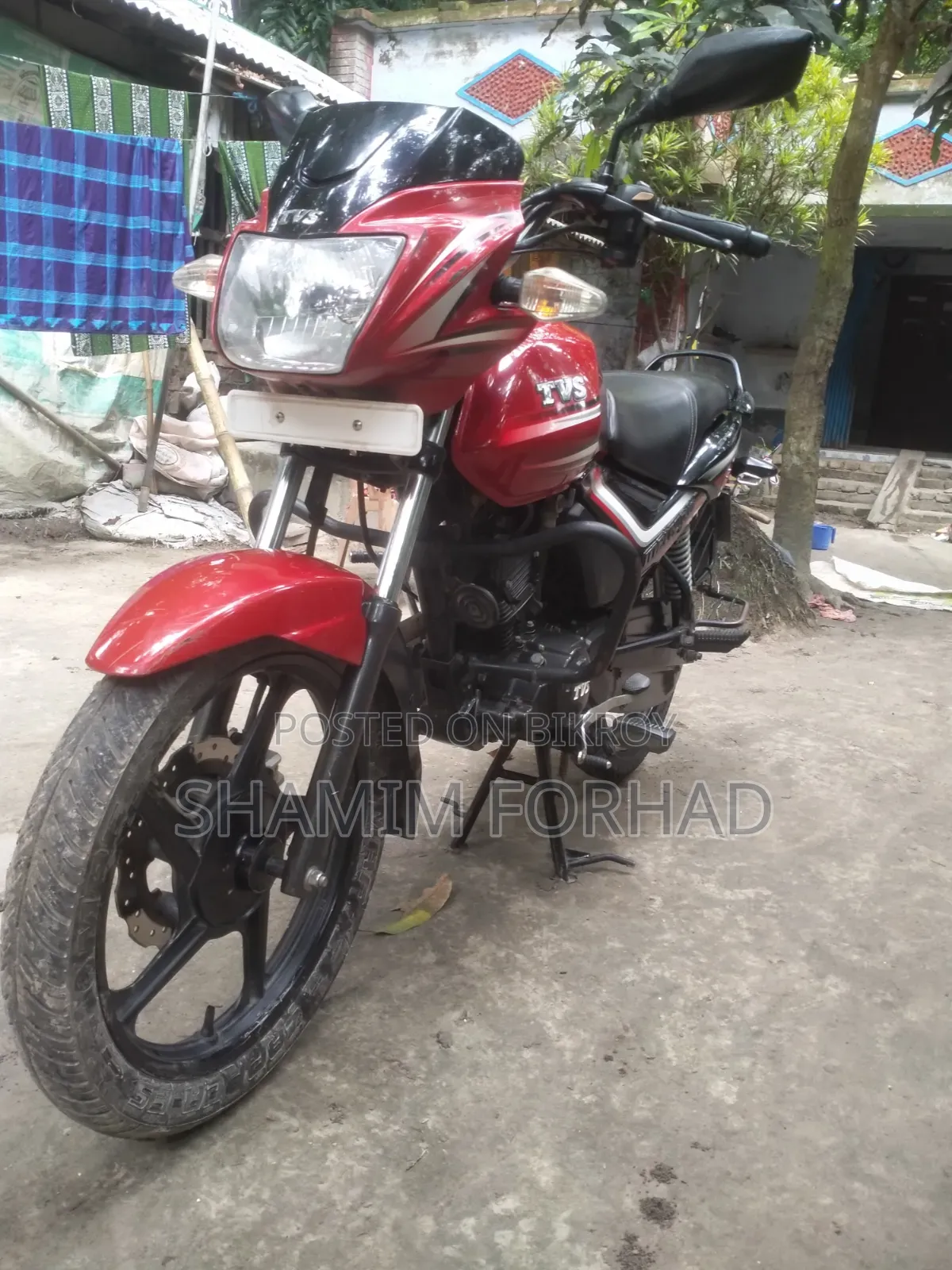 TVS Metro Plus 2021 Red