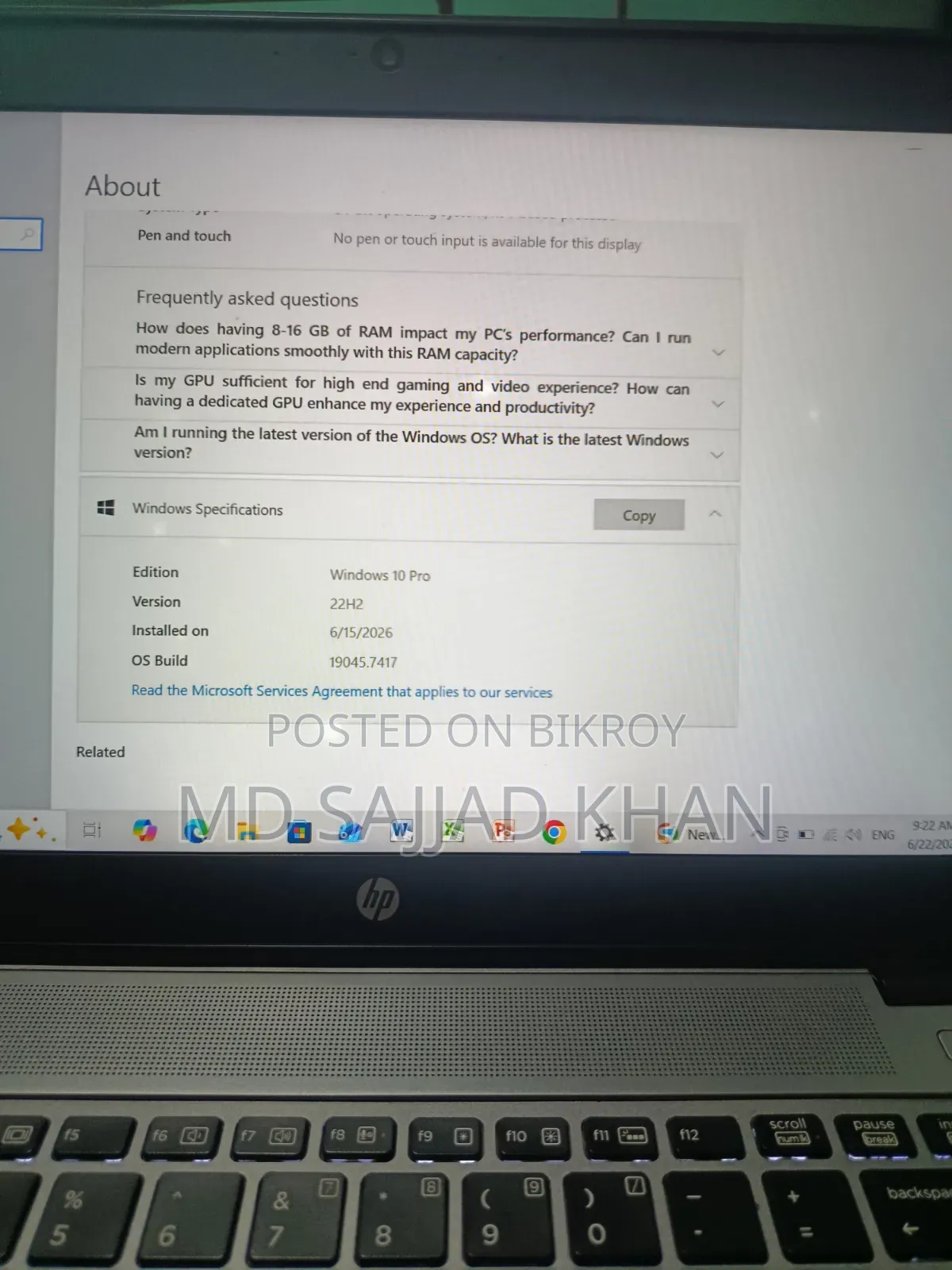 Laptop HP EliteBook 840 G2 8GB Intel Core I5 SSD 256GB
