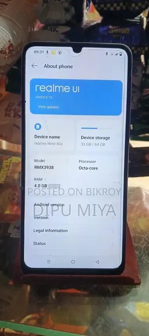 Realme Note 60x 64 GB Silver