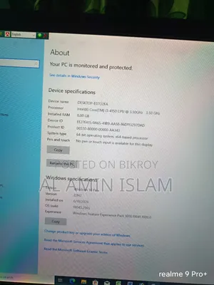 Desktop Computer 8GB Intel Core I3 SSD 128GB