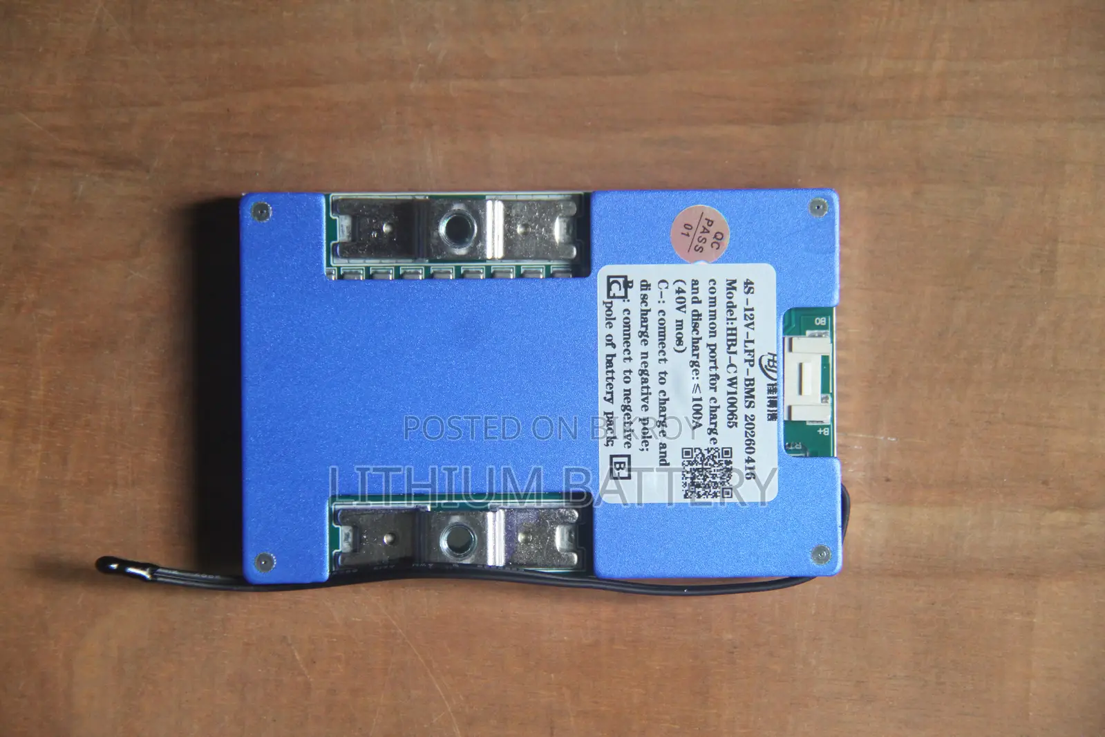 100 Ah 12 Volt BMS - HBJ - High Quality