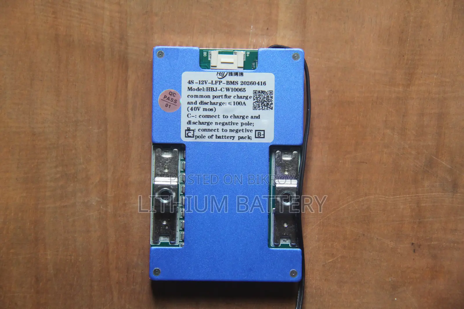 100 Ah 12 Volt BMS - HBJ - High Quality