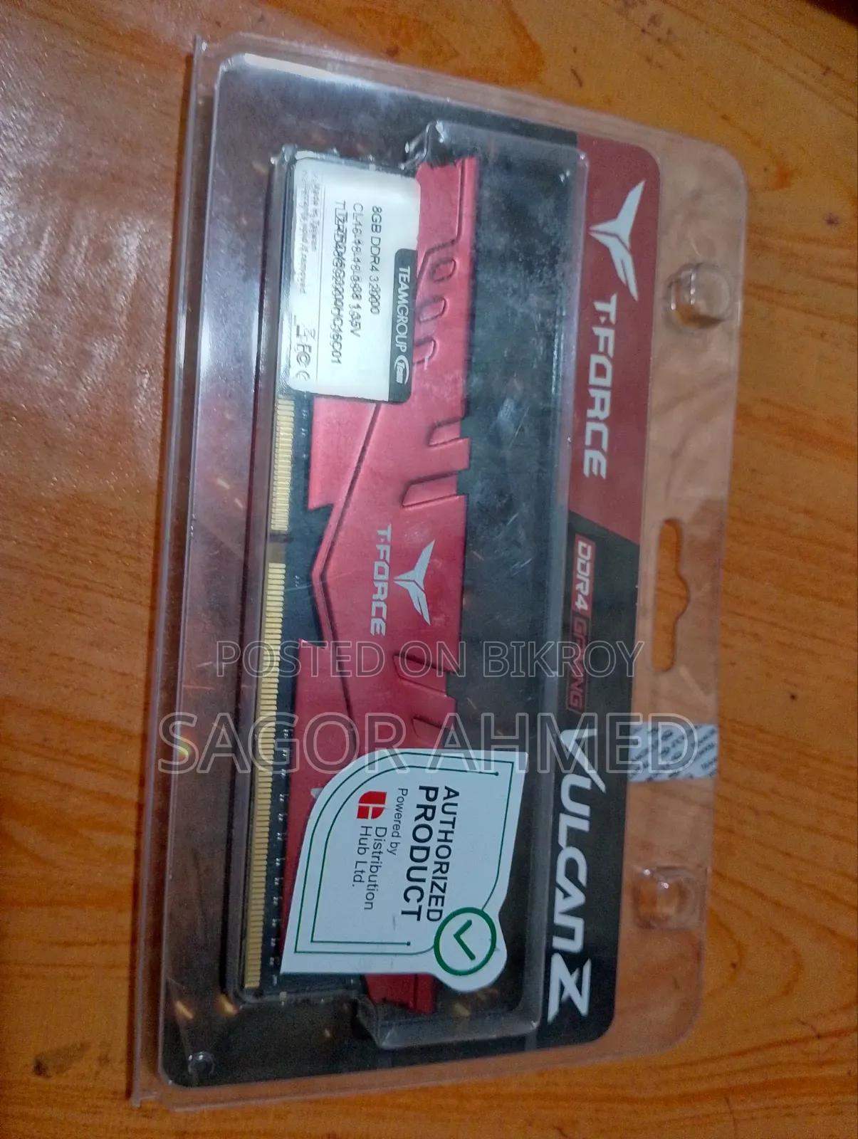 T. Force Vulcanz Gaming Ram