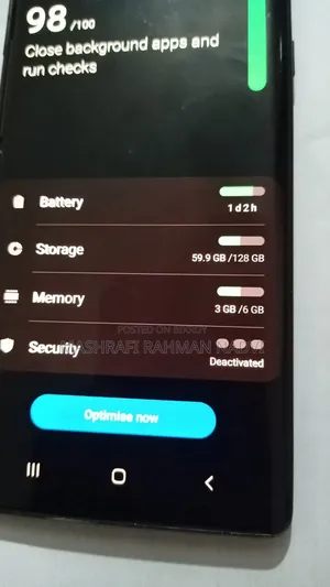 স্যামসাং গ্যালাক্সি নোট ৯ ১২৮ জিবি কালো