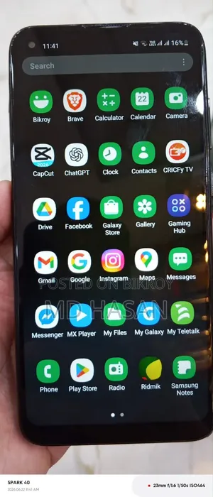 স্যামসাং গ্যালাক্সি এম১১ ৬৪ জিবি ব্ল্যাক