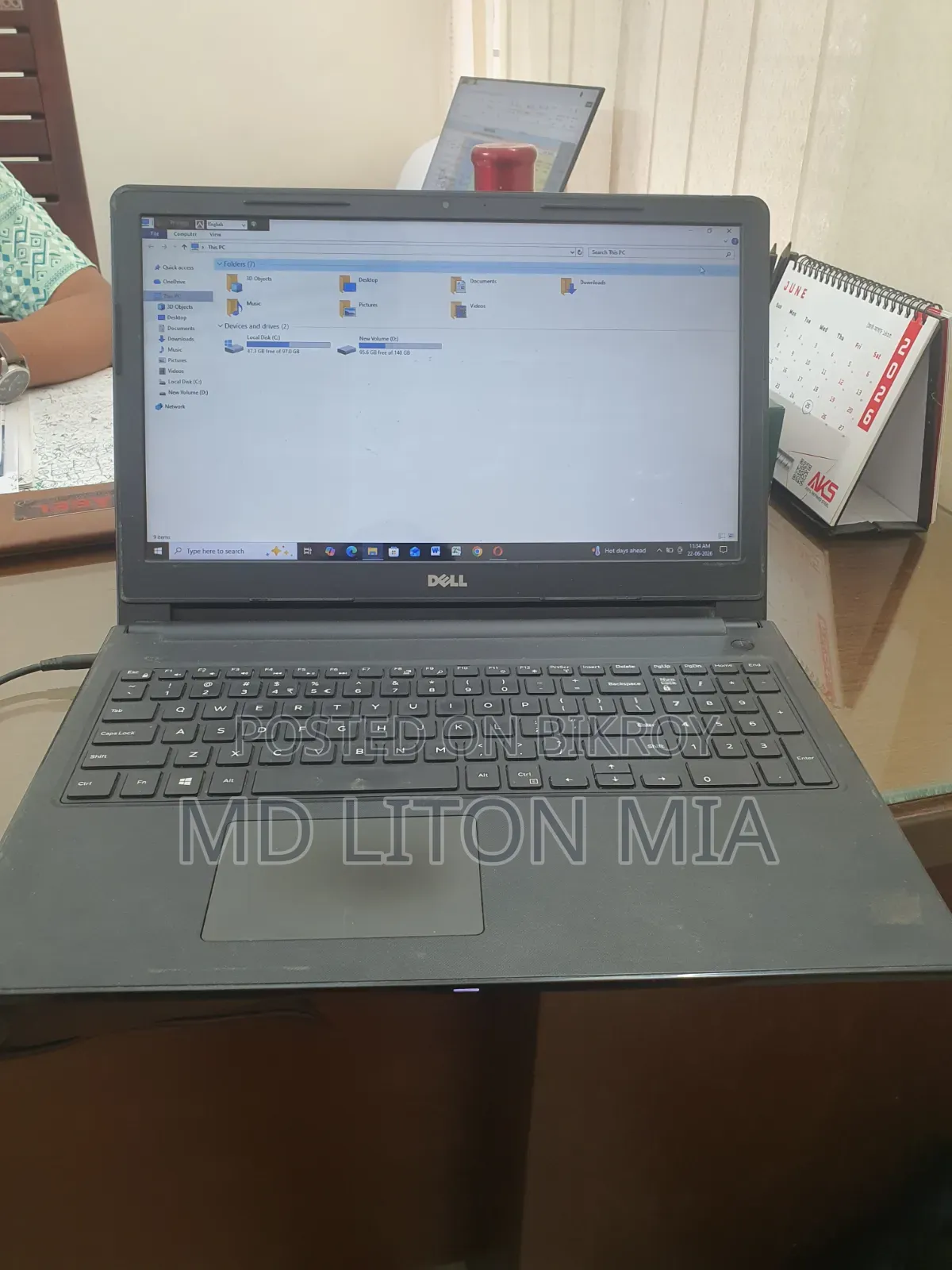 Laptop Dell Inspiron 15 4GB Intel Core I3 SSD 256GB