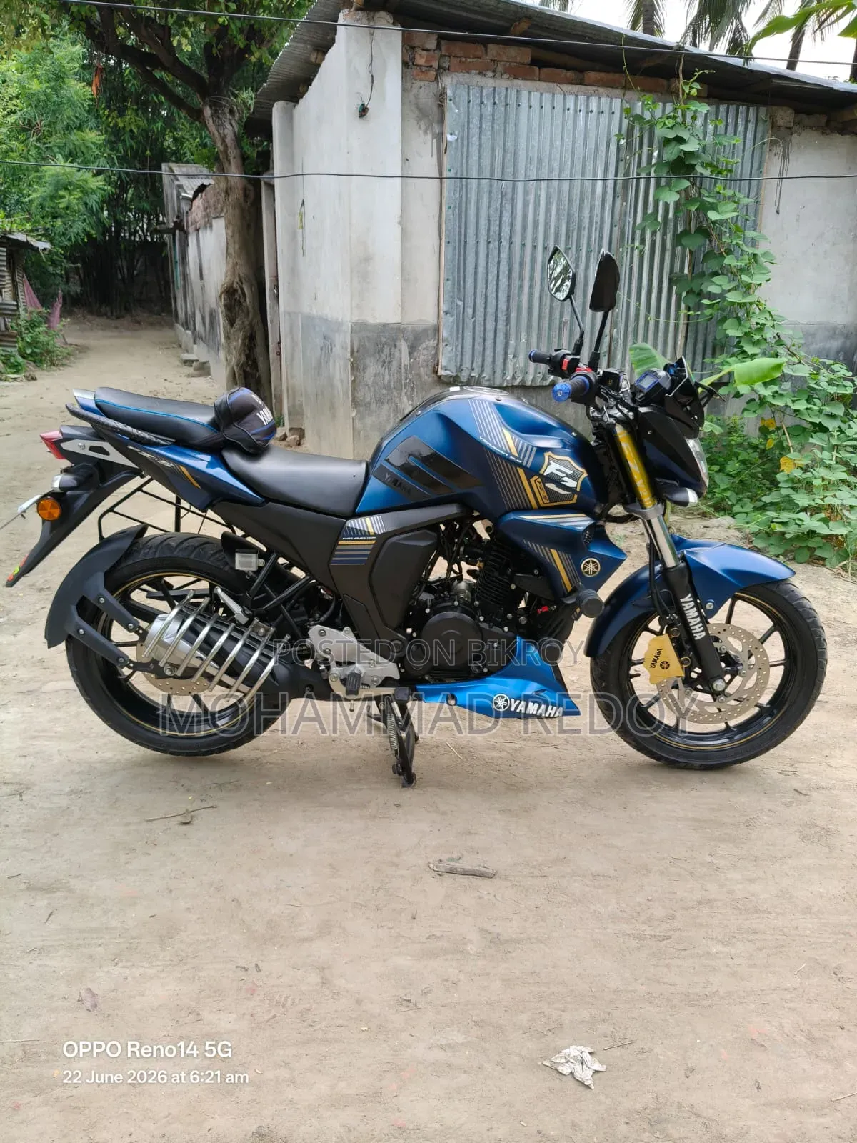 Yamaha FZ 2024 Blue