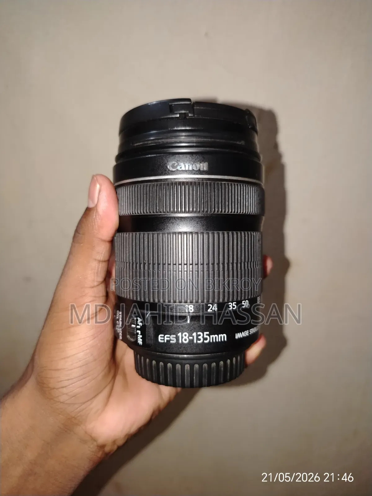 Canon 750d + 18-135 SDM Master Lens