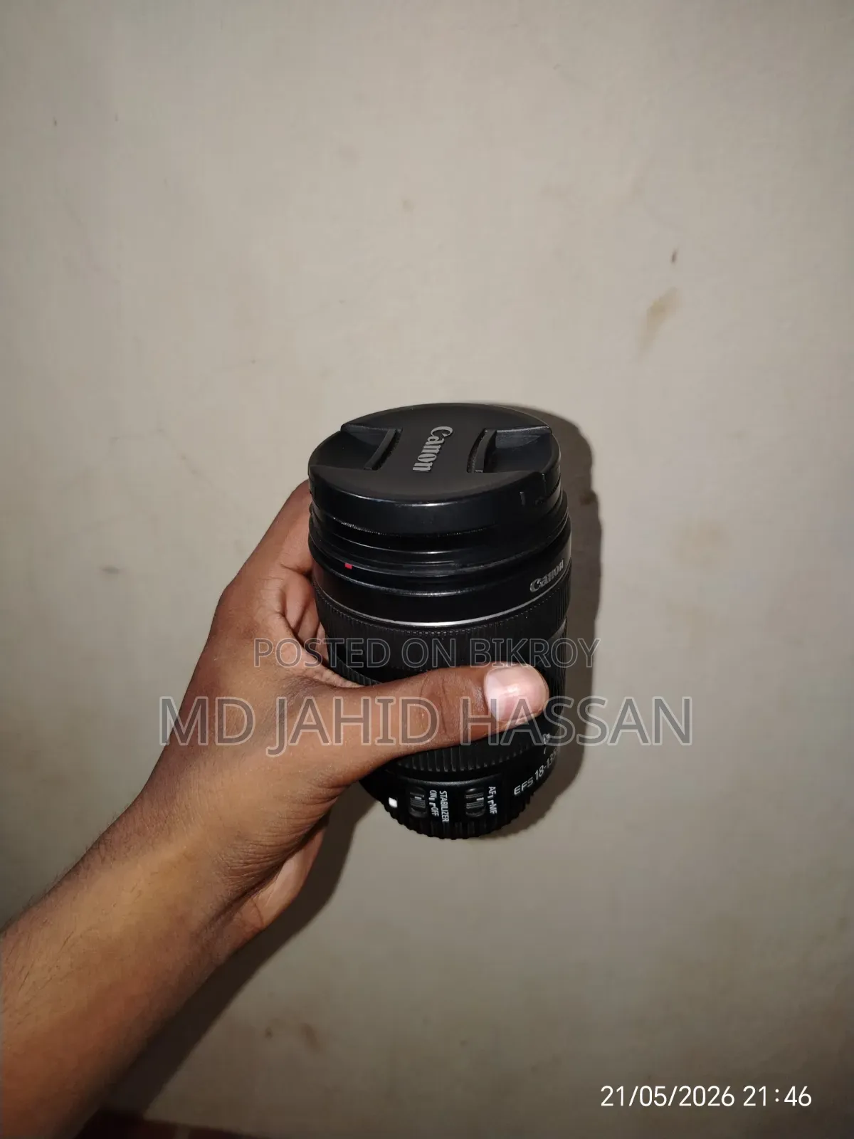 Canon 750d + 18-135 SDM Master Lens
