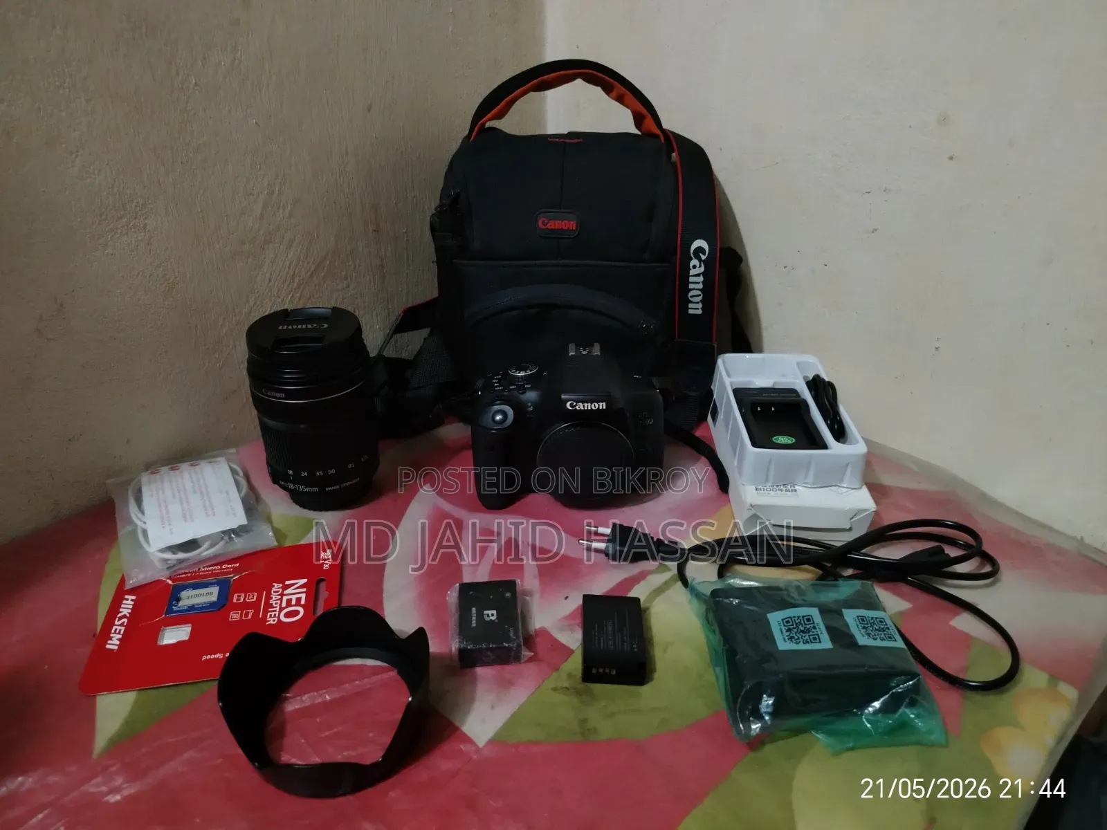 Canon 750d + 18-135 SDM Master Lens