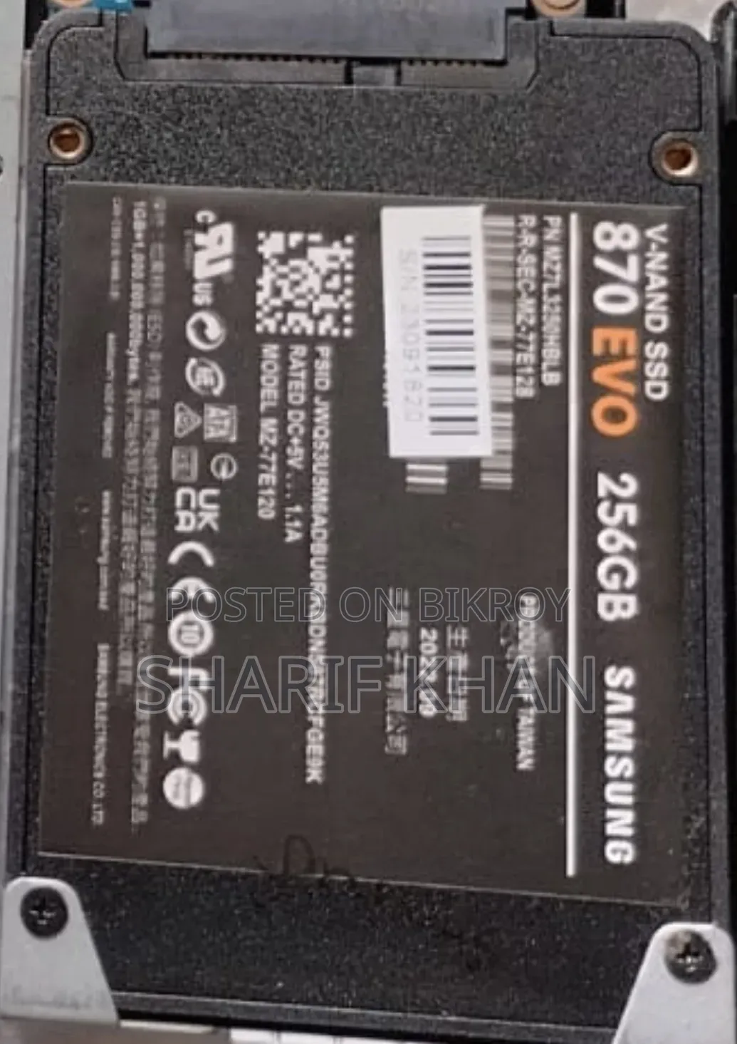 Samsung 870 Evo 256gb Sata Ssd।