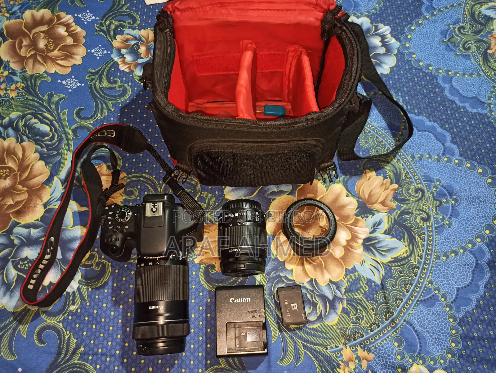 Canon 750d With Lens