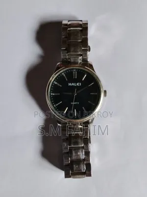 (Watch) Halei Quartz Watch - Black Dial - Full Fresh