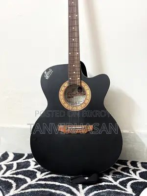 Signature Black Acoustic Guitar for Sale