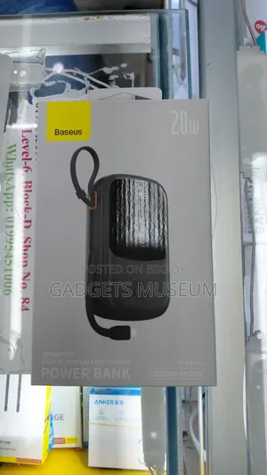 বেসাস পাওয়ার ব্যাংক ২০০০০ এমএএইচ ২০ ওয়াট