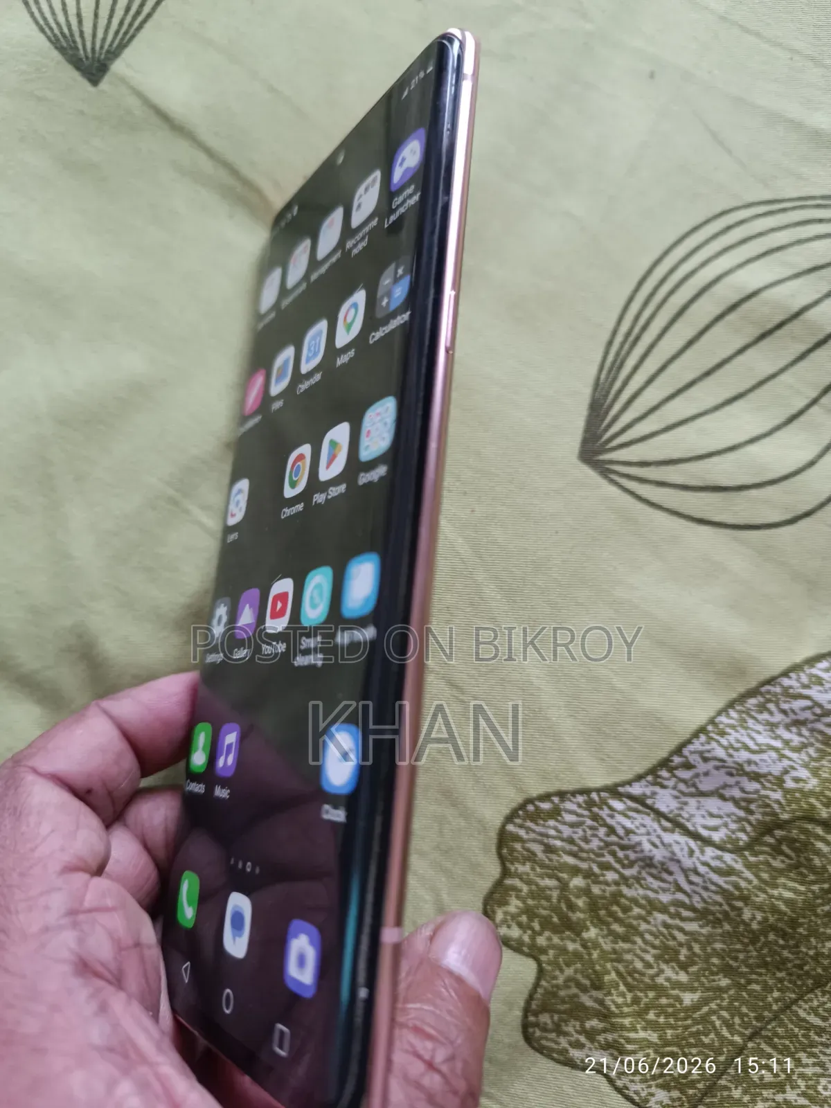 LG Velvet 128 GB Rose Gold