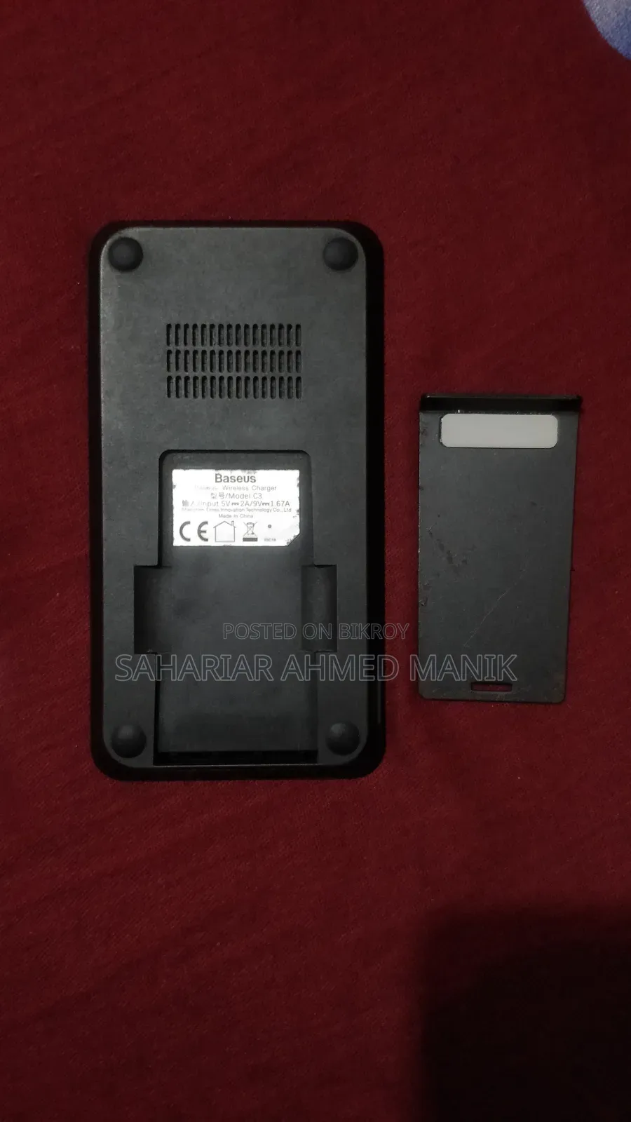 বেসাস ১০ ওয়াট ওয়্যারলেস চার্জিং প্যাড