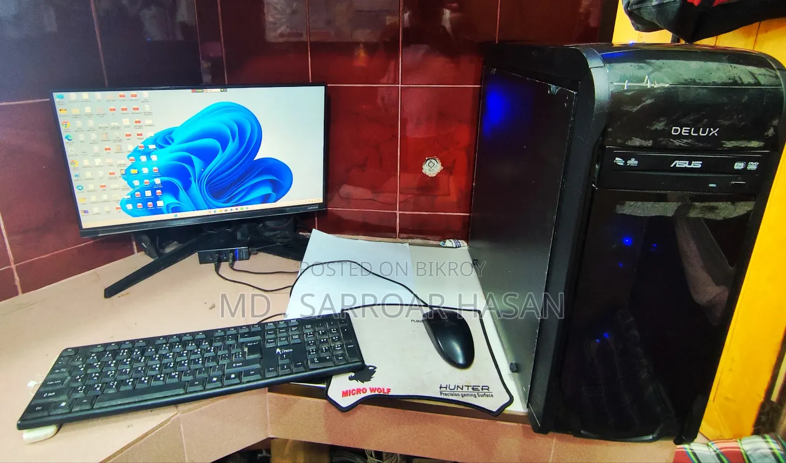 Desktop Computer 4GB Intel Core I3 SSD 1T