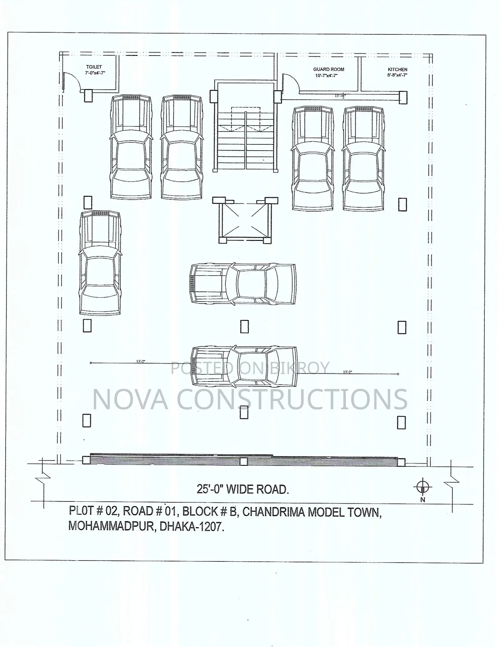 3bdrm Apartment in Hr Piyara Tower, Mohammadpur for Sale