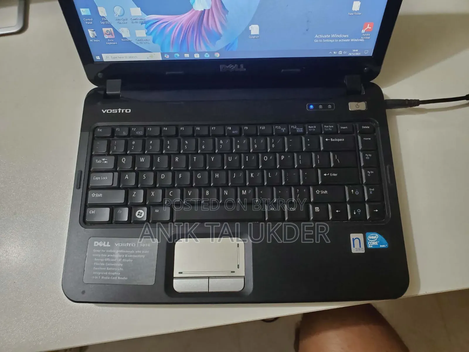 Laptop Dell Vostro 1014 4GB Intel Core 2 Duo HDD 320GB