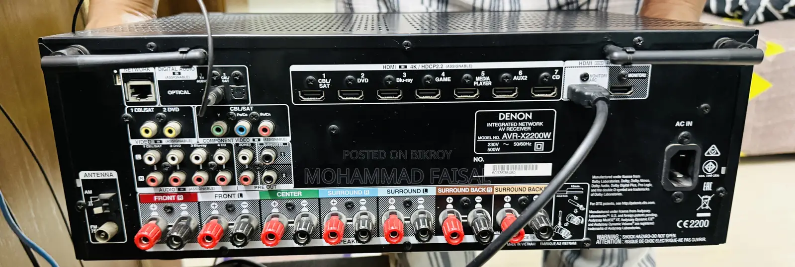7.1 Yamaha Speaker and Denon Av Receiver