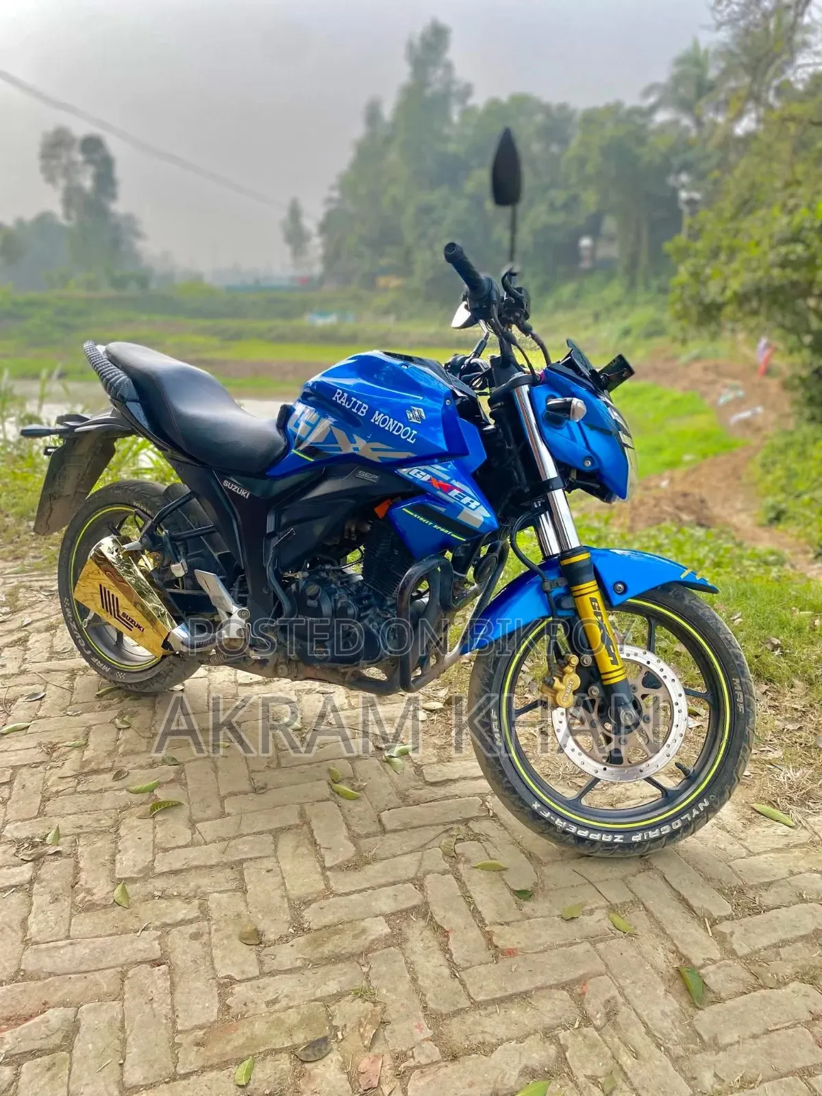 Suzuki Gixxer Monotone 2018 Blue