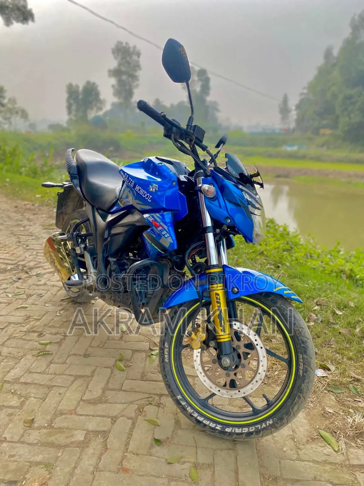 Suzuki Gixxer Monotone 2018 Blue