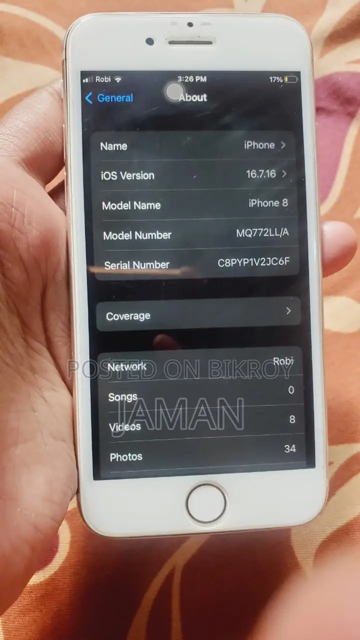 Apple iPhone 8 64 GB White