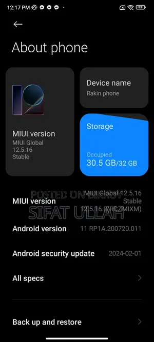 Xiaomi Redmi 10A 32 GB Black