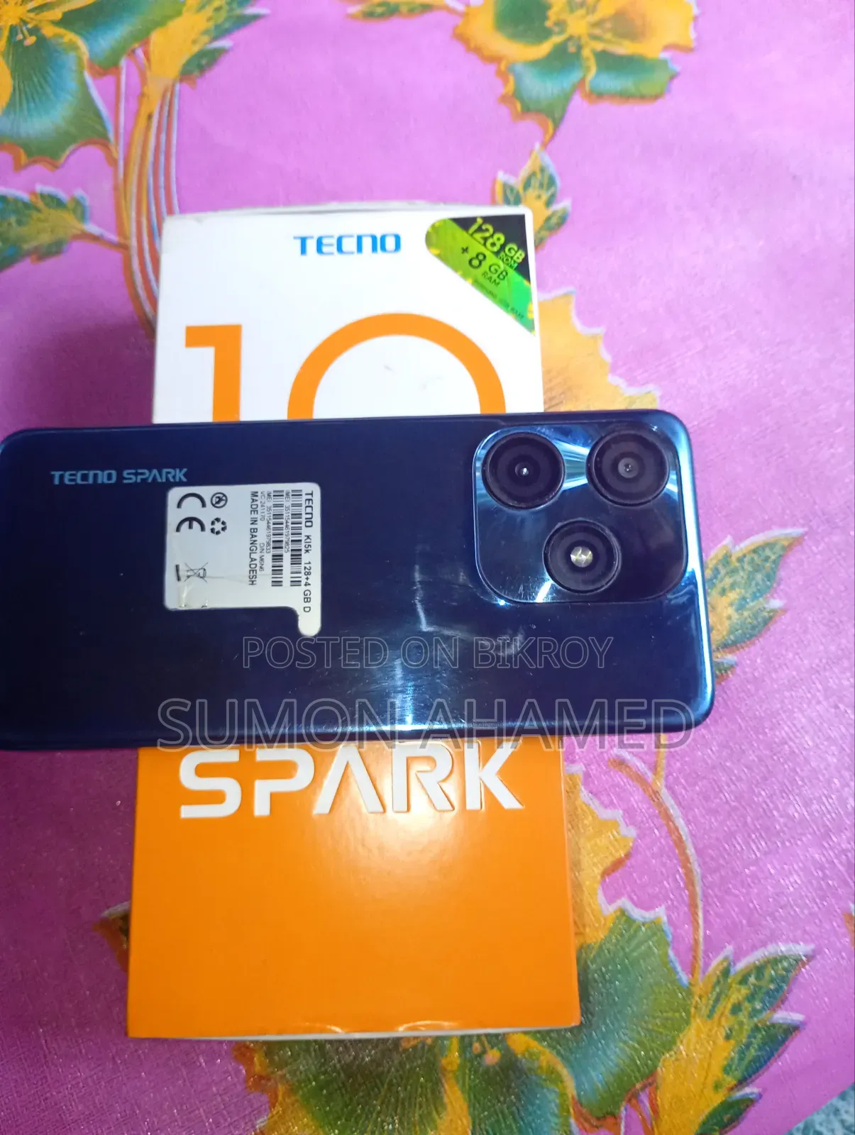 Tecno Spark 10 128 GB Blue