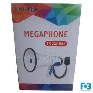 Brand New Uni-Fex Tr-320-RBT Megaphone
