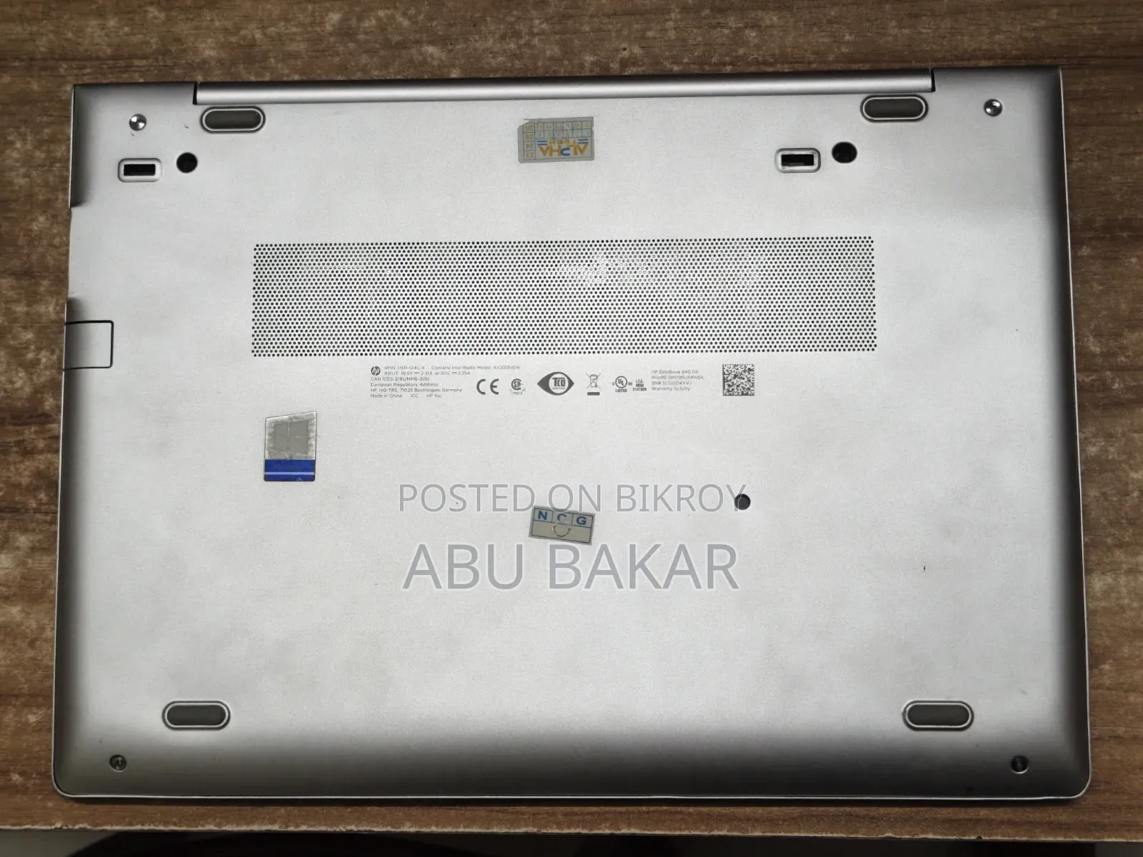 ল্যাপটপ HP EliteBook 840 G6 8GB Intel Core I5 SSD 256GB
